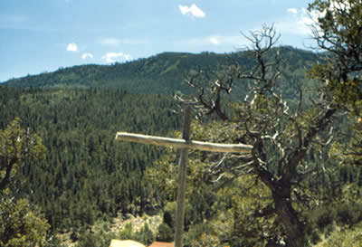 Cross looking down over New Abreu