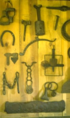 Artifacts from the Ponil Museum