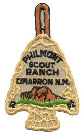 The coveted Philmont Trail Pocket Patch